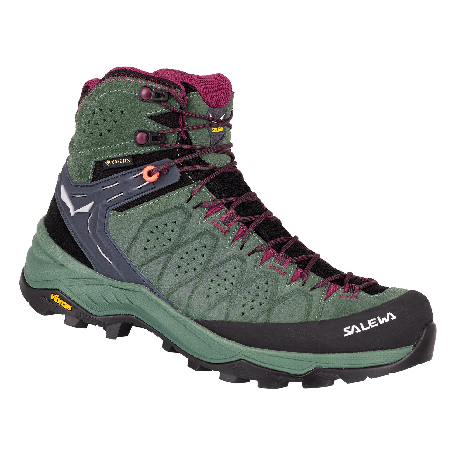 Salewa Women's Alp Trainer 2 Mid GORE-TEX® Hiking Shoes Green JQT-068751